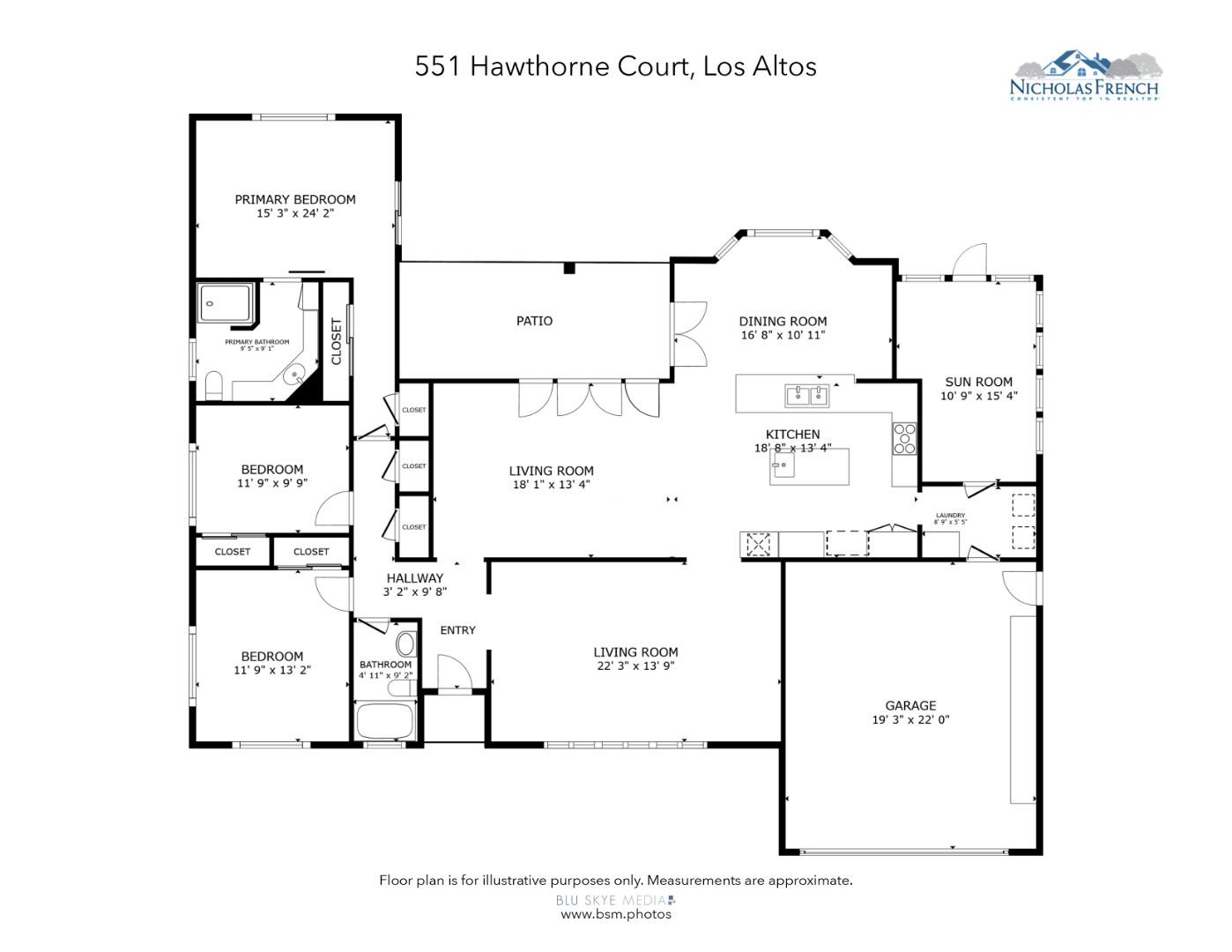 Detail Gallery Image 26 of 26 For 551 Hawthorne Ct, Los Altos,  CA 94024 - 3 Beds | 2 Baths