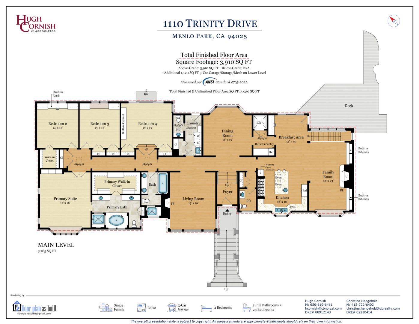 Detail Gallery Image 42 of 44 For 1110 Trinity Dr, Menlo Park,  CA 94025 - 4 Beds | 2/2 Baths
