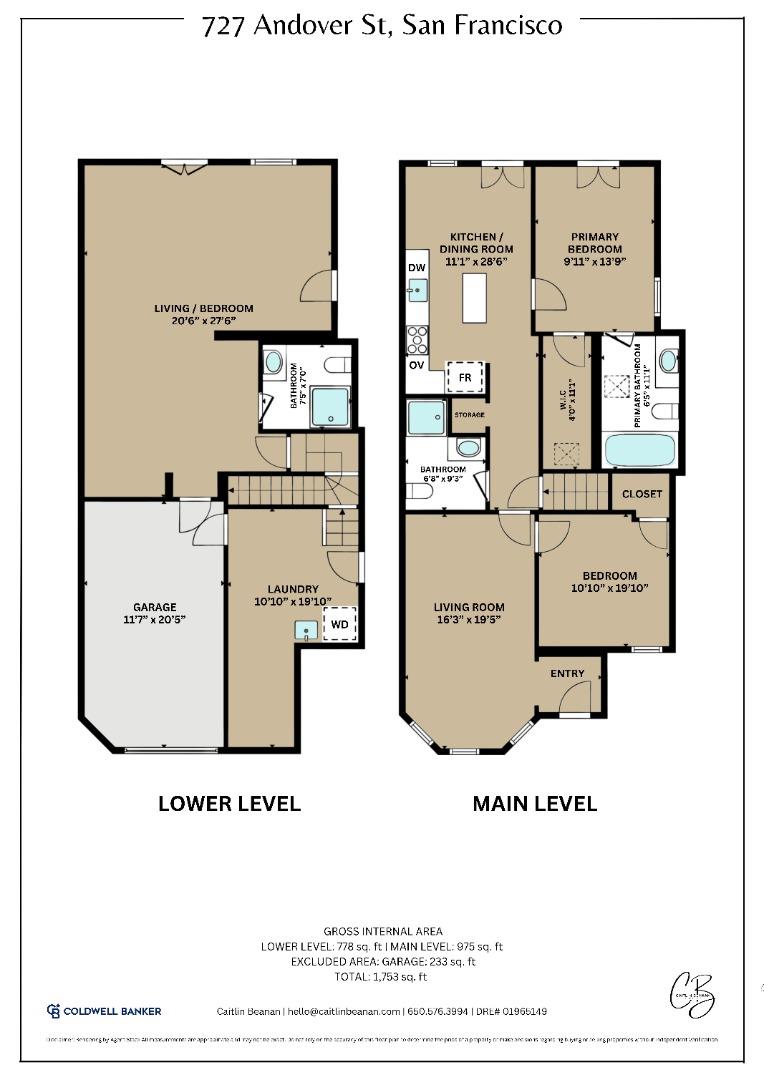 Detail Gallery Image 73 of 73 For 727 Andover St, San Francisco,  CA 94110 - 3 Beds | 3 Baths