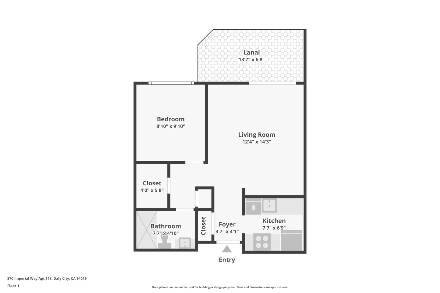 Detail Gallery Image 33 of 33 For 370 Imperial Way #118,  Daly City,  CA 94015 - 1 Beds | 1 Baths