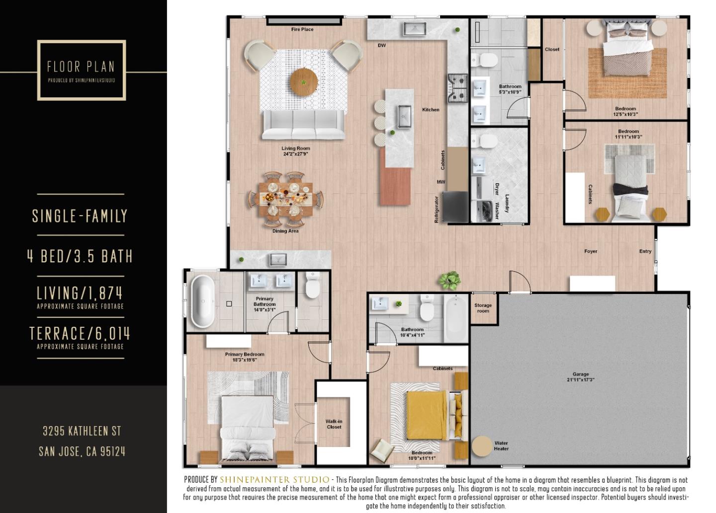 Detail Gallery Image 79 of 79 For 3295 Kathleen St, San Jose,  CA 95124 - 4 Beds | 4 Baths