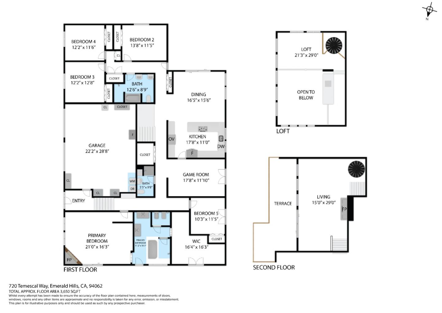 Detail Gallery Image 65 of 67 For 720 Temescal Way, Redwood City,  CA 94062 - 5 Beds | 3 Baths
