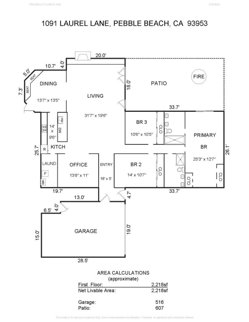 Detail Gallery Image 36 of 36 For 1091 Laurel Lane, Pebble Beach,  CA 93953 - 3 Beds | 2 Baths