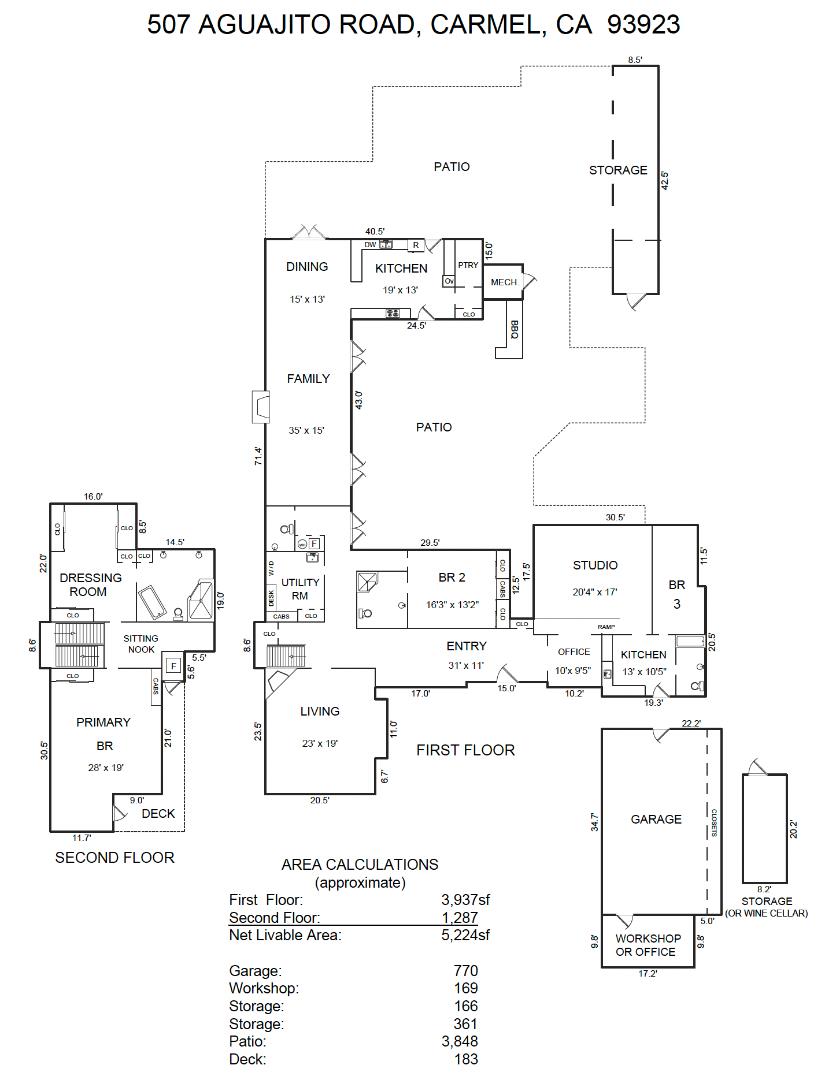 Detail Gallery Image 39 of 39 For 507 Aguajito Rd, Carmel,  CA 93923 - 3 Beds | 3/1 Baths