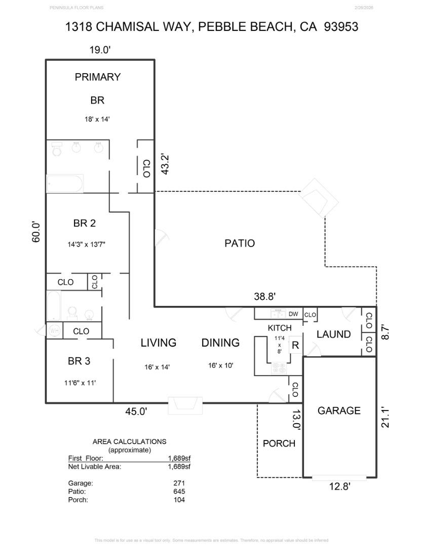 Detail Gallery Image 24 of 24 For 1318 Chamisal Way, Pebble Beach,  CA 93953 - 3 Beds | 2 Baths