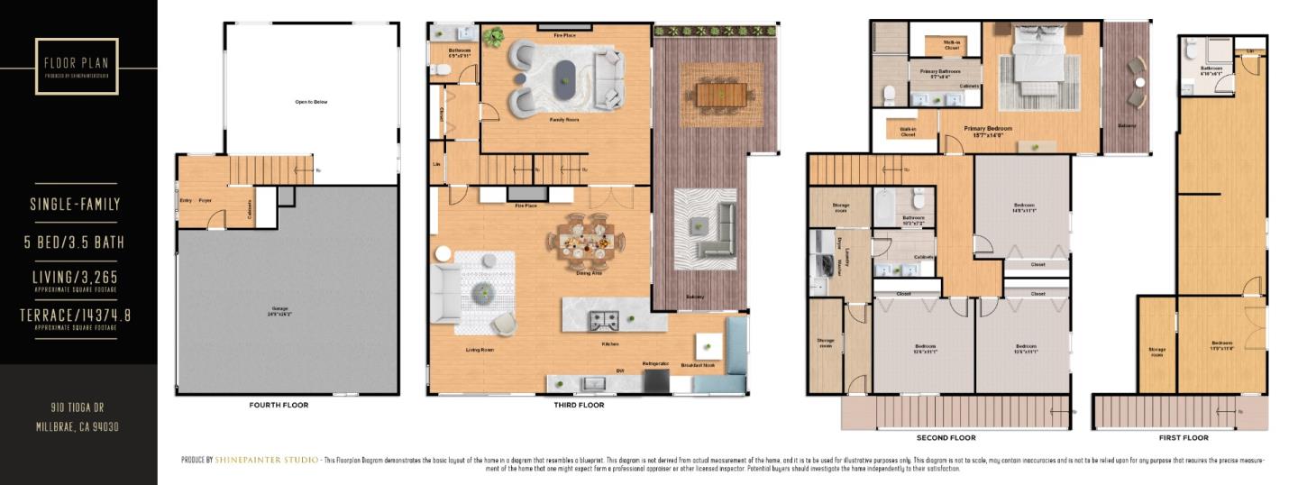 Detail Gallery Image 83 of 83 For 910 Tioga Dr, Millbrae,  CA 94030 - 5 Beds | 3 Baths