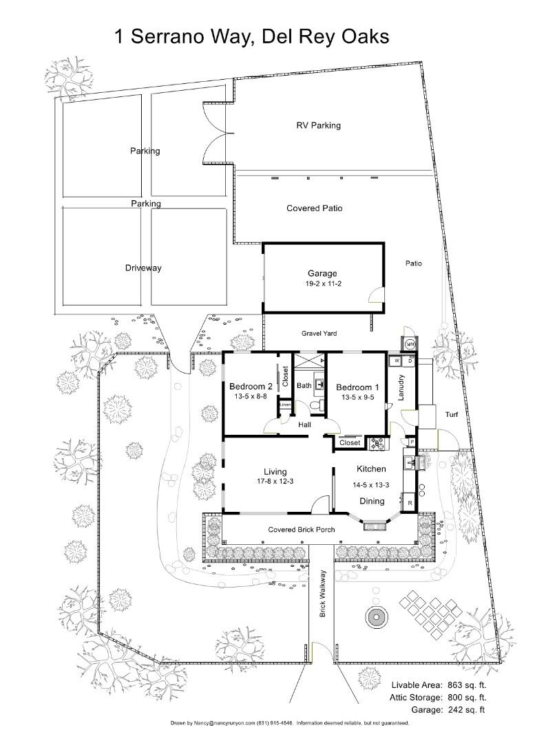 Detail Gallery Image 48 of 48 For 1 Serrano Way, Del Rey Oaks,  CA 93940 - 2 Beds | 1 Baths