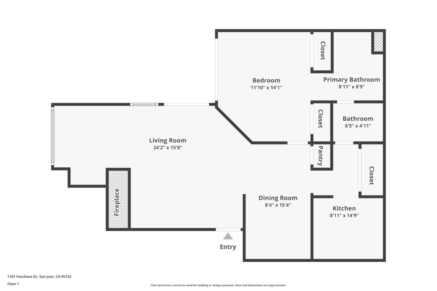 Detail Gallery Image 27 of 39 For 1187 Foxchase Dr, San Jose,  CA 95123 - 1 Beds | 1 Baths