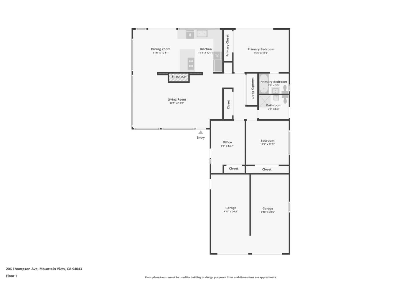 Detail Gallery Image 47 of 47 For 206 Thompson Ave, Mountain View,  CA 94043 - 3 Beds | 2 Baths