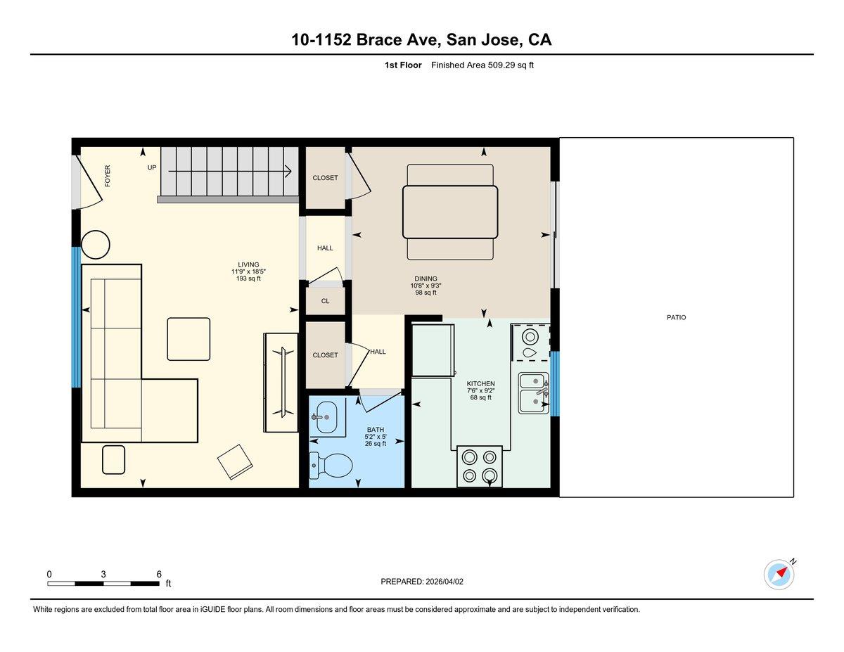 Detail Gallery Image 20 of 20 For 1152 Brace Ave #10,  San Jose,  CA 95125 - 2 Beds | 1/1 Baths