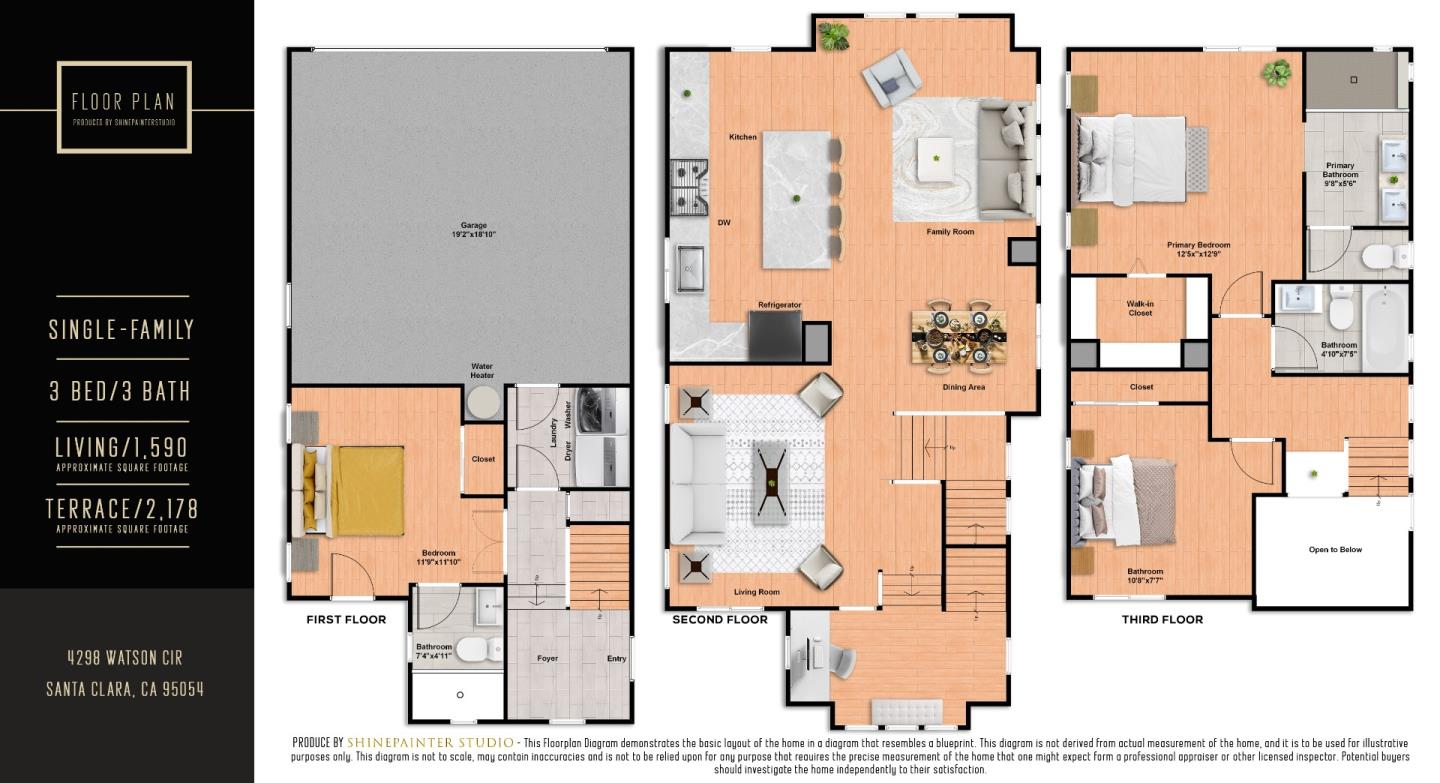 Detail Gallery Image 55 of 55 For 4298 Watson Cir, Santa Clara,  CA 95054 - 3 Beds | 3 Baths