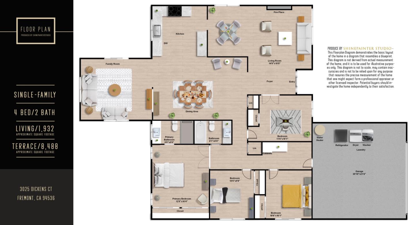 Detail Gallery Image 5 of 57 For 3025 Dickens Ct, Fremont,  CA 94536 - 4 Beds | 2 Baths