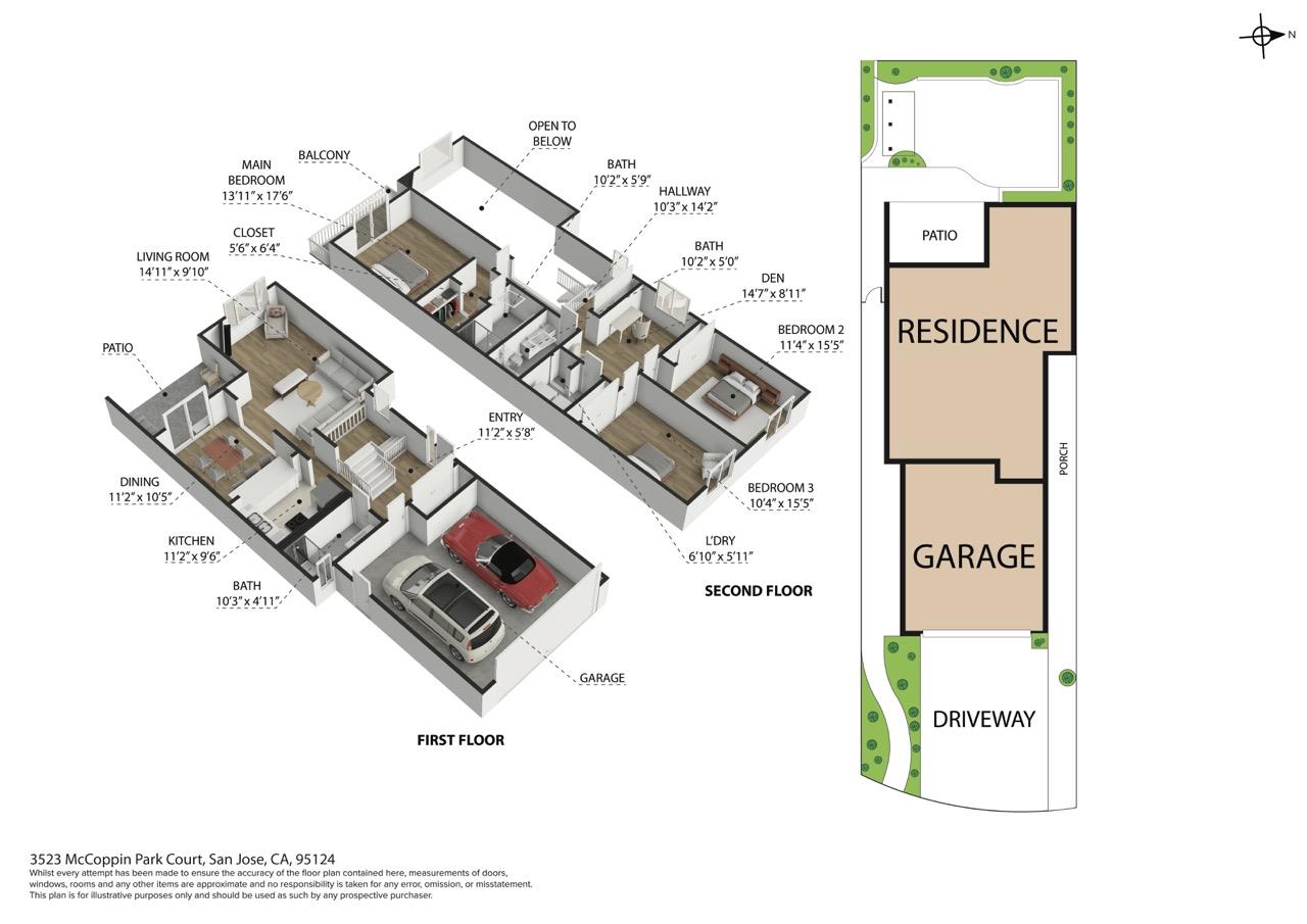 Detail Gallery Image 43 of 44 For 3523 Mccoppin Park Ct, San Jose,  CA 95124 - 3 Beds | 3 Baths