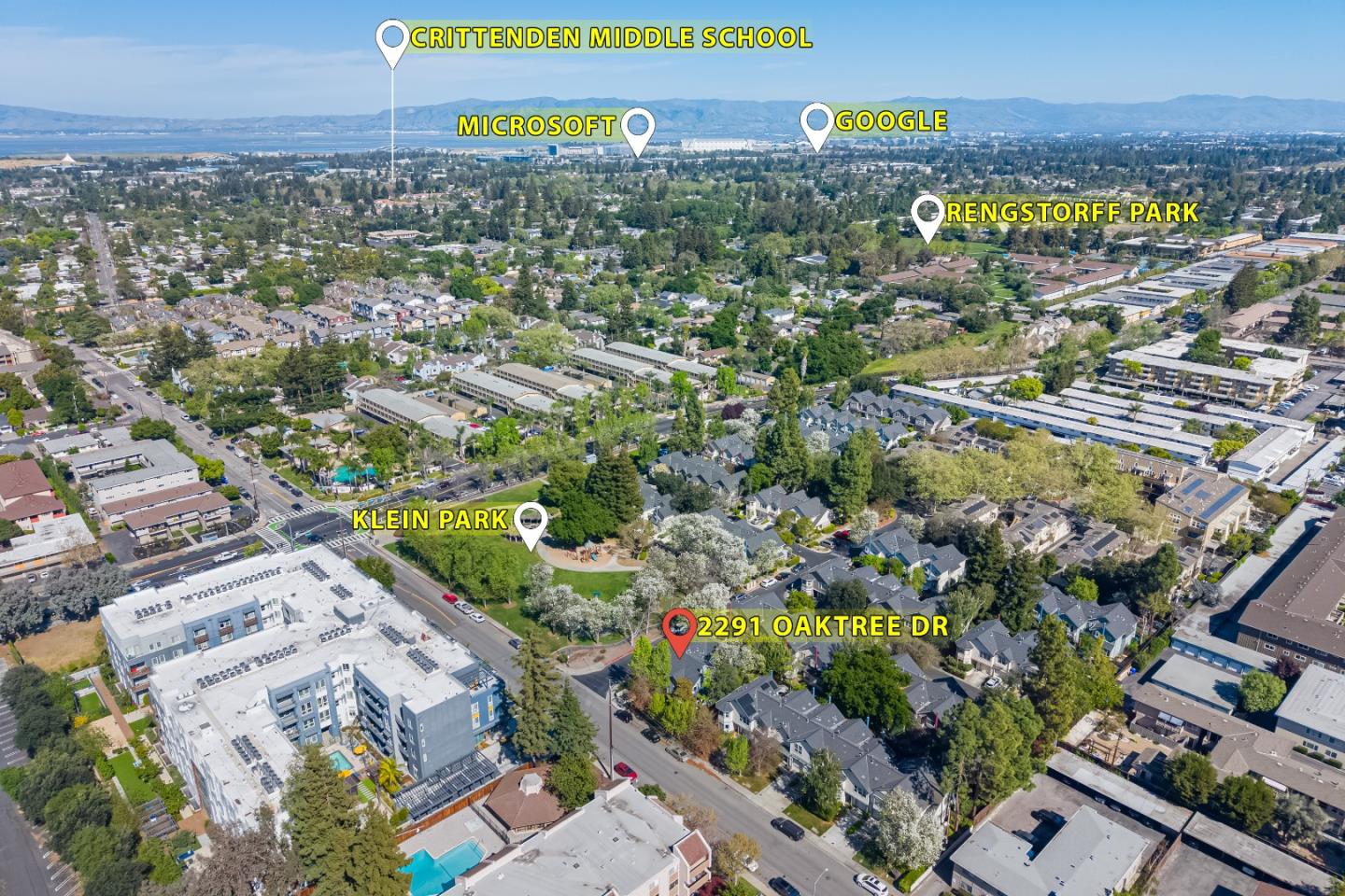 Detail Gallery Image 39 of 47 For 2291 Oaktree Dr #201,  Mountain View,  CA 94040 - 3 Beds | 2/1 Baths