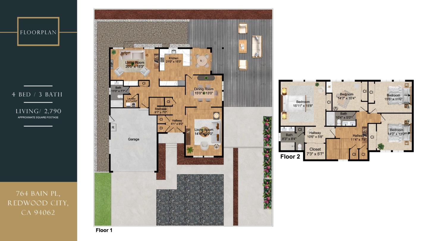 Detail Gallery Image 46 of 46 For 764 Bain Pl, Redwood City,  CA 94062 - 4 Beds | 3 Baths