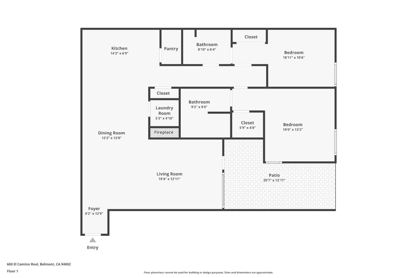 Detail Gallery Image 28 of 28 For 600 El Camino Real #206,  Belmont,  CA 94002 - 2 Beds | 2 Baths