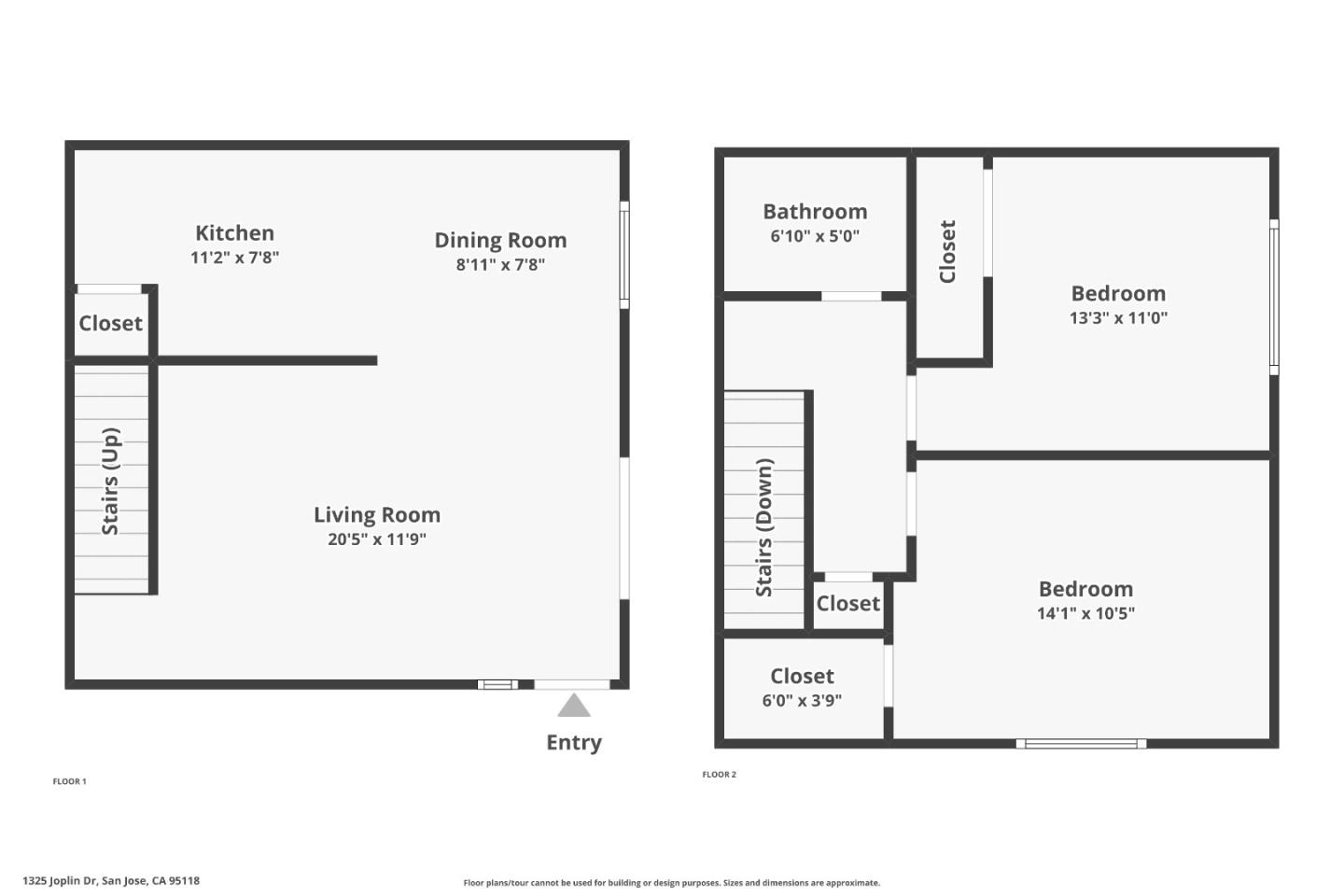Detail Gallery Image 15 of 15 For 1325 Joplin Dr #2,  San Jose,  CA 95118 - 2 Beds | 1 Baths