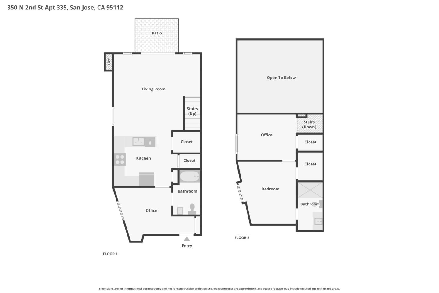 Detail Gallery Image 26 of 26 For 350 N 2nd St #335,  San Jose,  CA 95112 - 2 Beds | 2 Baths