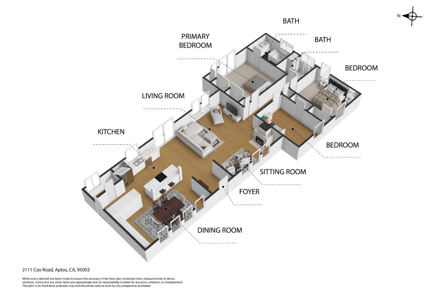 Detail Gallery Image 43 of 44 For 2111 Cox Rd, Aptos,  CA 95003 - 3 Beds | 2/1 Baths