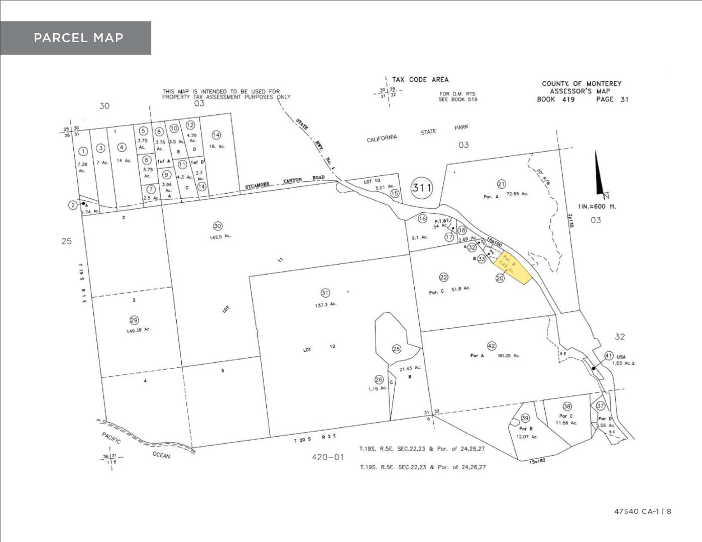 47540 Highway 1, Big Sur, CA, 93920