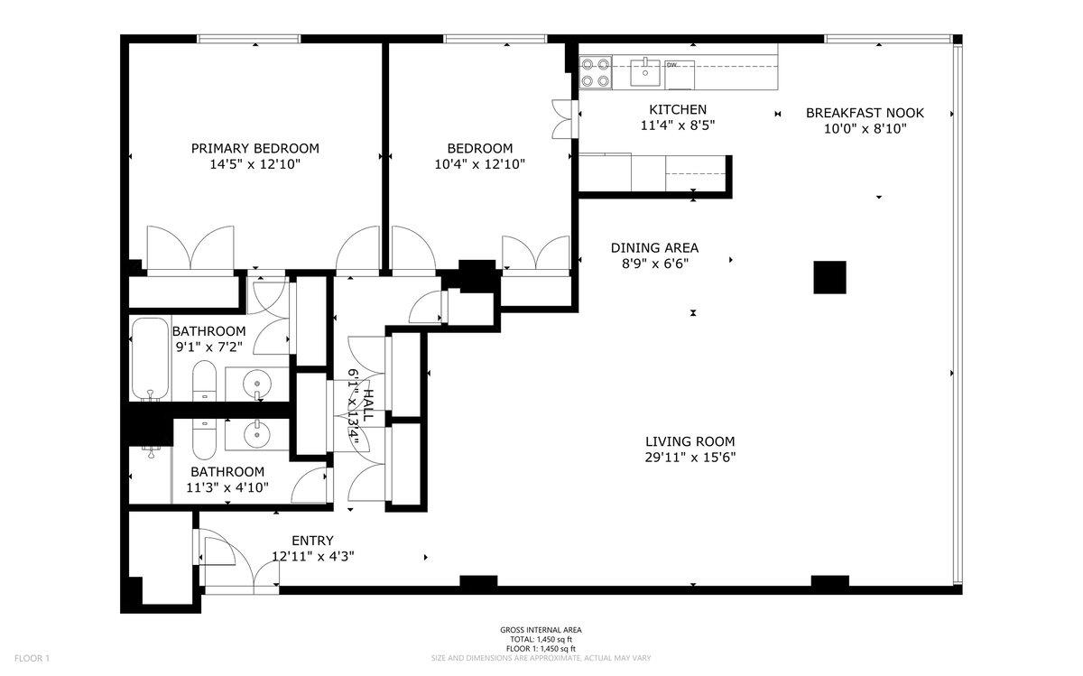 Detail Gallery Image 20 of 33 For 101 Alma St #407,  Palo Alto,  CA 94301 - 2 Beds | 2 Baths