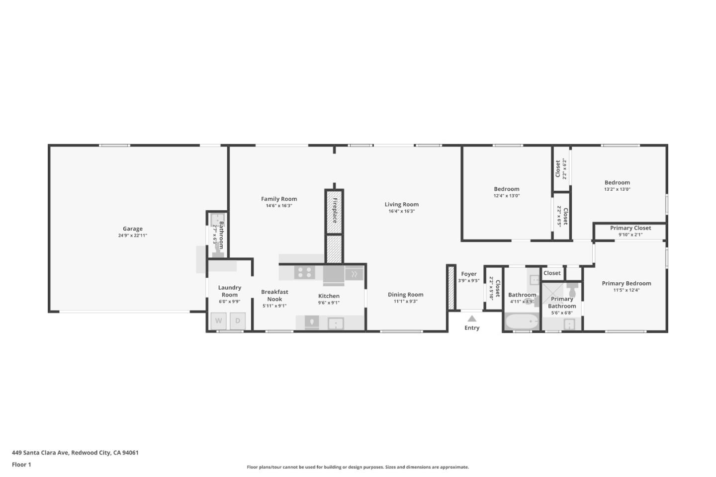 Detail Gallery Image 34 of 34 For 449 Santa Clara Ave, Redwood City,  CA 94061 - 3 Beds | 2/1 Baths