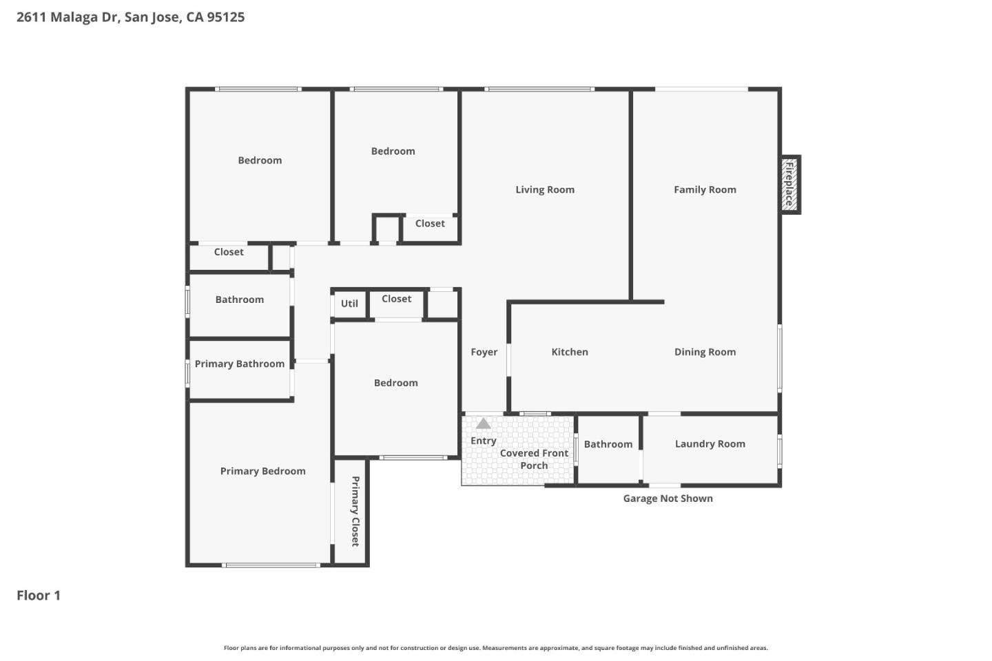 Detail Gallery Image 47 of 47 For 2611 Malaga Dr, San Jose,  CA 95125 - 4 Beds | 2/1 Baths