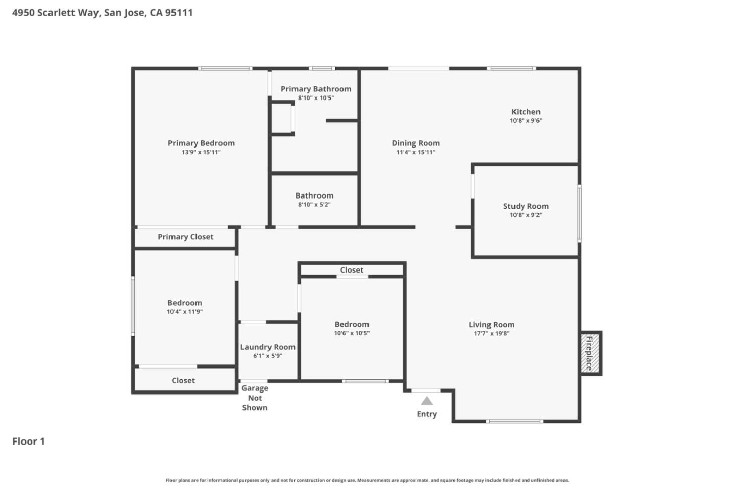 Detail Gallery Image 42 of 42 For 4950 Scarlett Way, San Jose,  CA 95111 - 3 Beds | 2 Baths