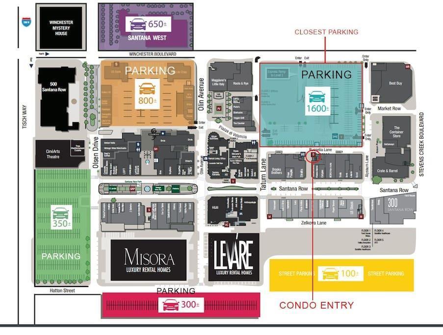 Detail Gallery Image 40 of 42 For 333 Santana Row #208,  San Jose,  CA 95128 - 2 Beds | 1/1 Baths