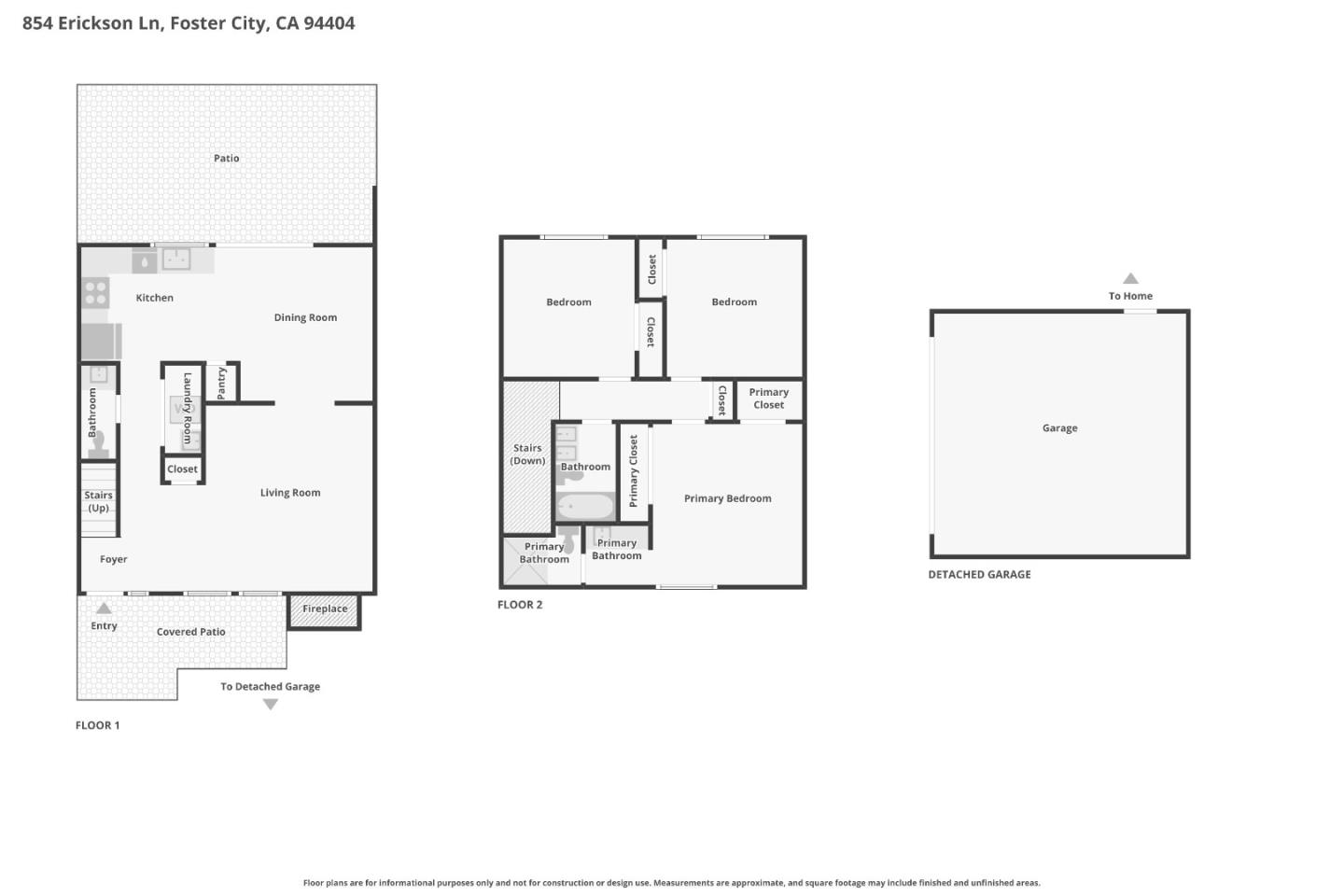 Detail Gallery Image 32 of 32 For 854 Erickson Ln, Foster City,  CA 94404 - 3 Beds | 2/1 Baths