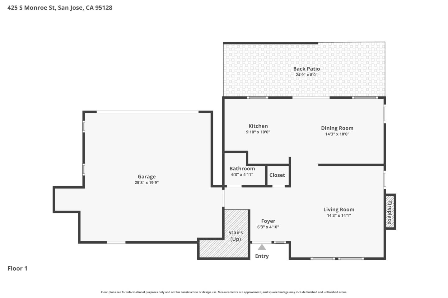 Detail Gallery Image 28 of 29 For 425 S Monroe St, San Jose,  CA 95128 - 3 Beds | 2/1 Baths