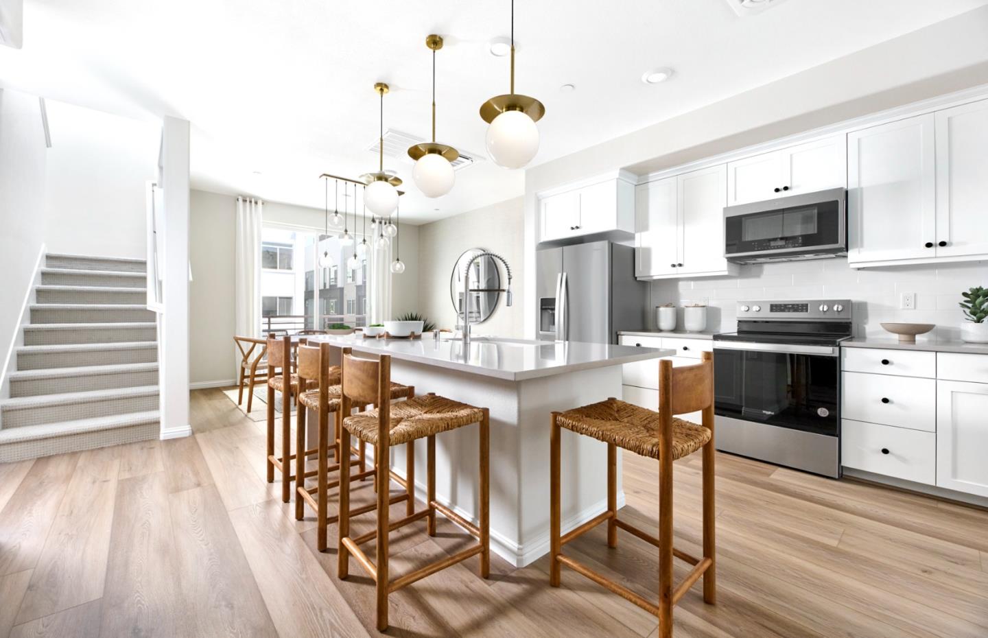 Detail Gallery Image 3 of 13 For 646 Lindendale Ct #PLAN 2 - 142-15,  San Jose,  CA 95117 - 3 Beds | 3 Baths