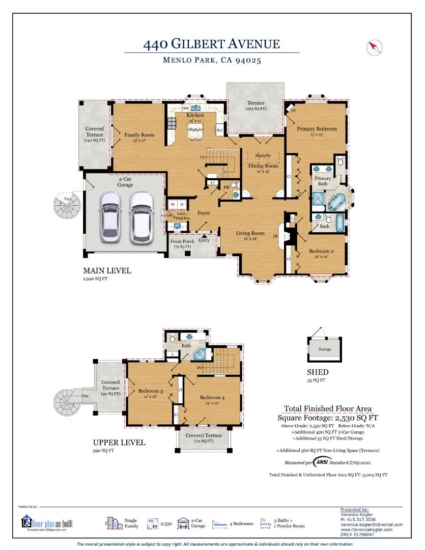 Detail Gallery Image 61 of 62 For 440 Gilbert Ave, Menlo Park,  CA 94025 - 4 Beds | 3/1 Baths
