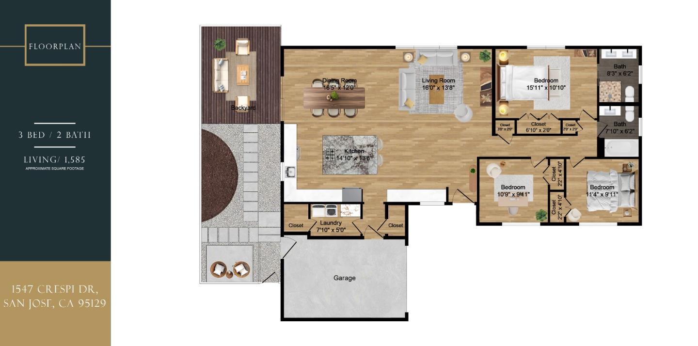 Detail Gallery Image 29 of 29 For 1547 Crespi Drive, San Jose,  CA 95129 - 3 Beds | 2 Baths