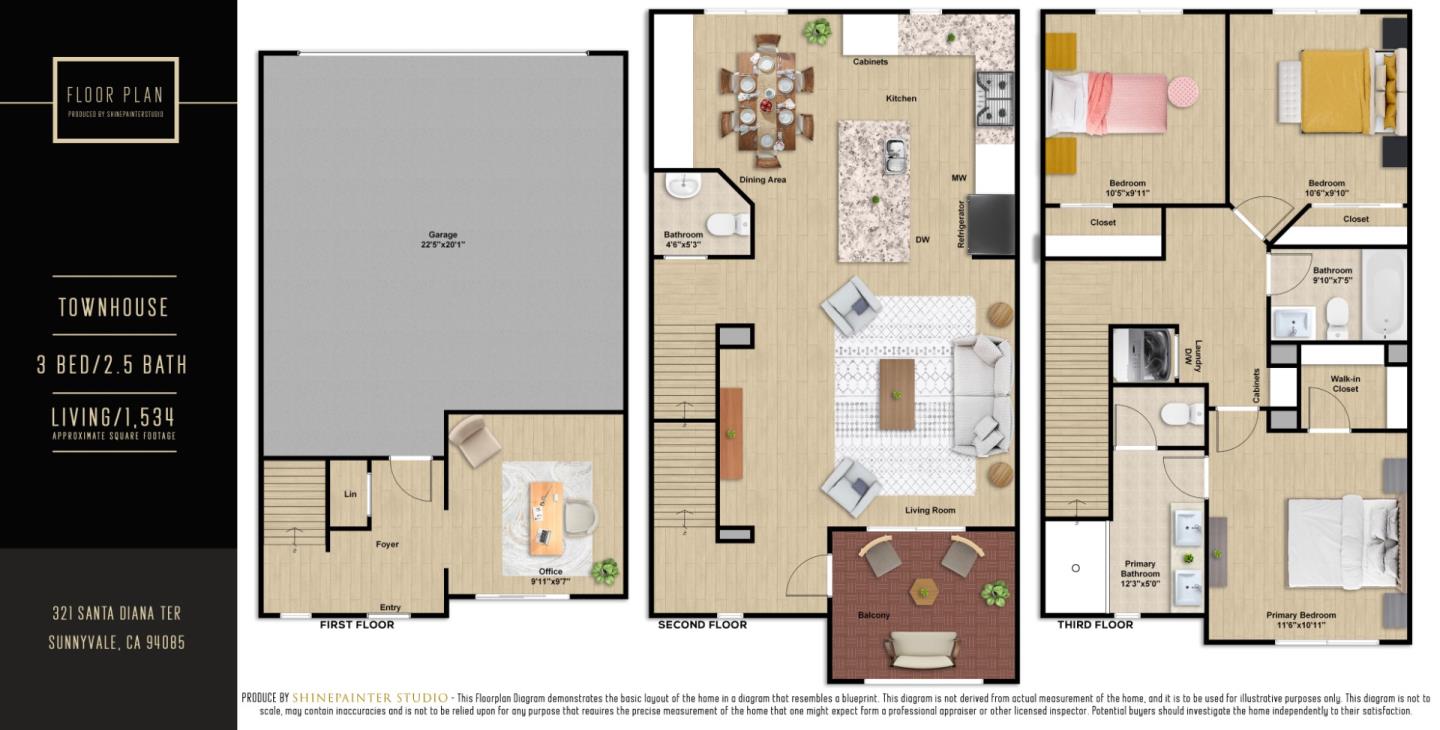 Detail Gallery Image 34 of 34 For 321 Santa Diana Ter, Sunnyvale,  CA 94085 - 3 Beds | 2/1 Baths