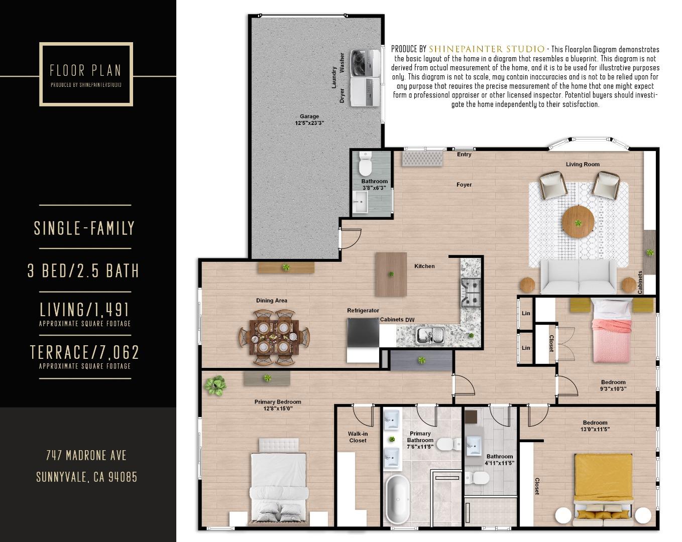 Detail Gallery Image 44 of 44 For 747 Madrone Ave, Sunnyvale,  CA 94085 - 3 Beds | 2/1 Baths