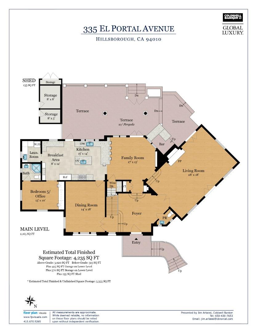 Detail Gallery Image 84 of 86 For 335 El Portal Ave, Hillsborough,  CA 94010 - 5 Beds | 3/1 Baths