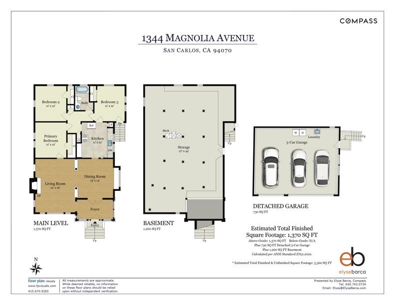 Detail Gallery Image 31 of 31 For 1344 Magnolia Ave, San Carlos,  CA 94070 - 3 Beds | 1 Baths