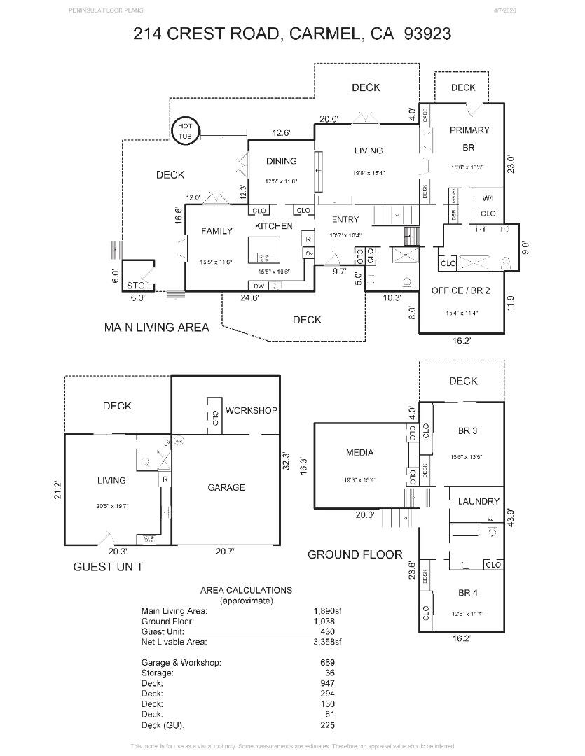 Detail Gallery Image 29 of 29 For 214 Crest Rd, Carmel,  CA 93923 - 3 Beds | 4 Baths