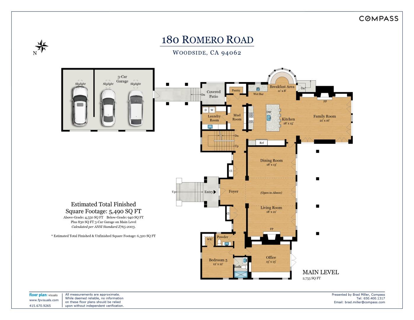 Detail Gallery Image 25 of 26 For 180 Romero Rd, Woodside,  CA 94062 - 5 Beds | 5/1 Baths