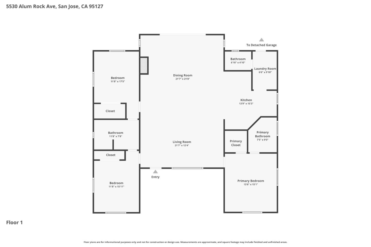 Detail Gallery Image 38 of 39 For 5530 Alum Rock Ave, San Jose,  CA 95127 - 3 Beds | 2 Baths