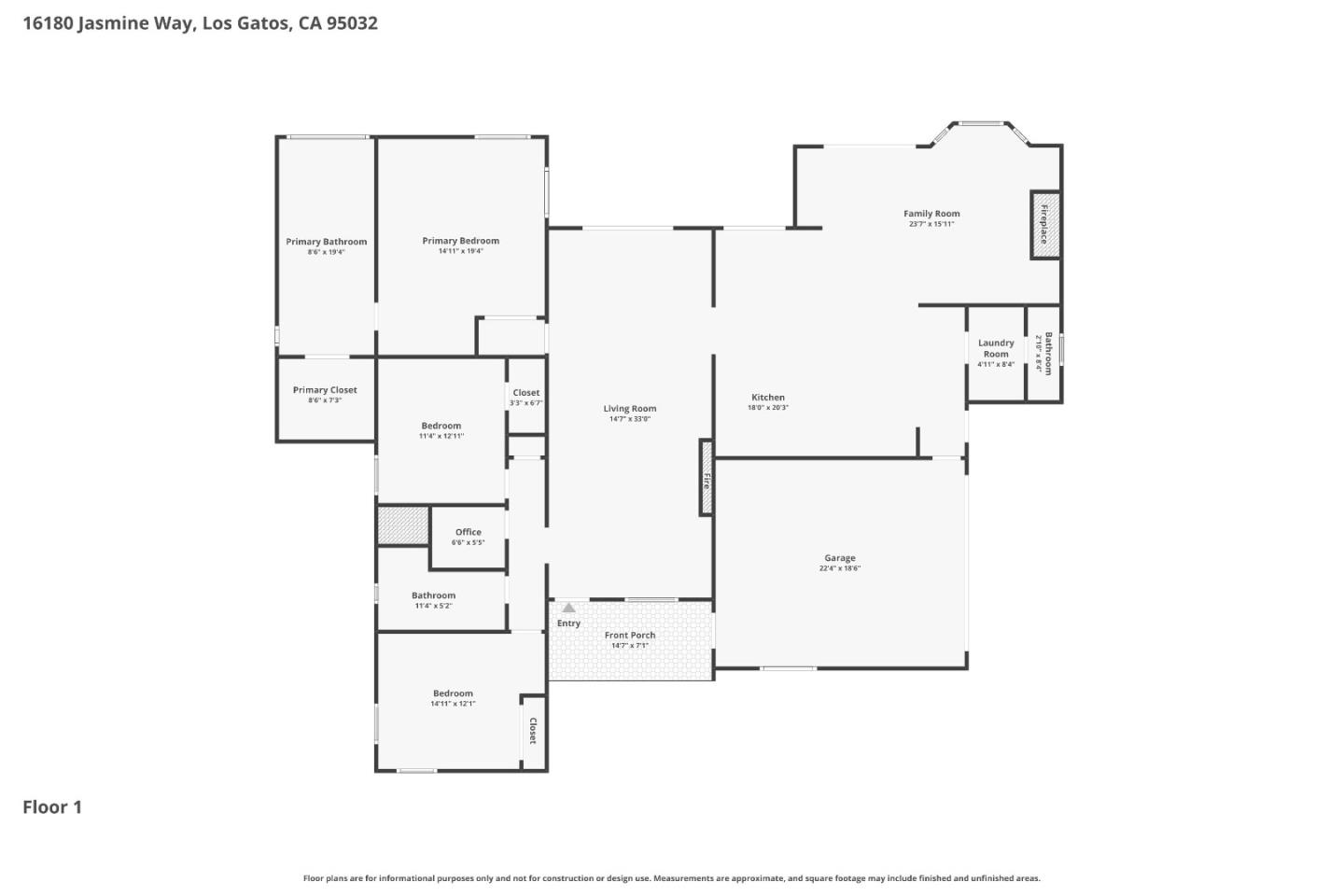 Detail Gallery Image 44 of 44 For 16180 Jasmine Way, Los Gatos,  CA 95032 - 3 Beds | 3 Baths