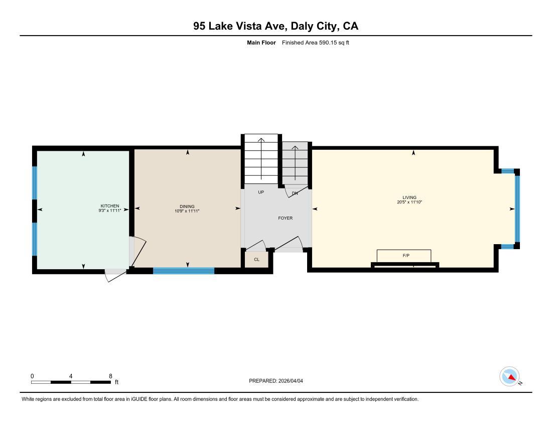 Detail Gallery Image 18 of 19 For 95 Lake Vista Ave, Daly City,  CA 94015 - 2 Beds | 1 Baths