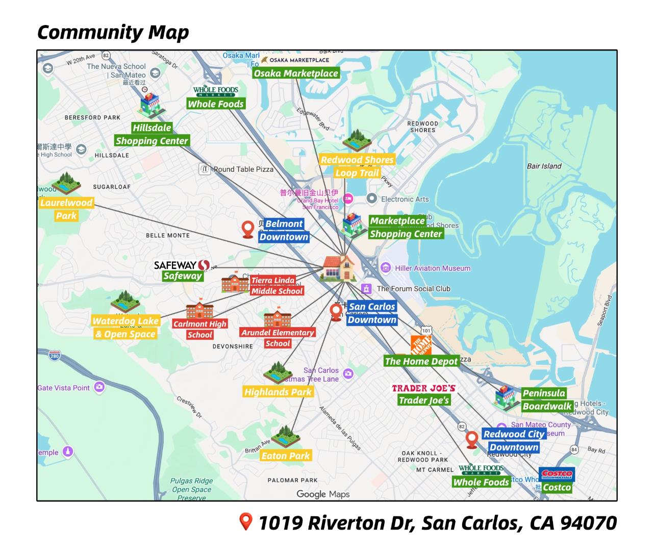 Detail Gallery Image 4 of 97 For 1019 Riverton Dr, San Carlos,  CA 94070 - 3 Beds | 1 Baths
