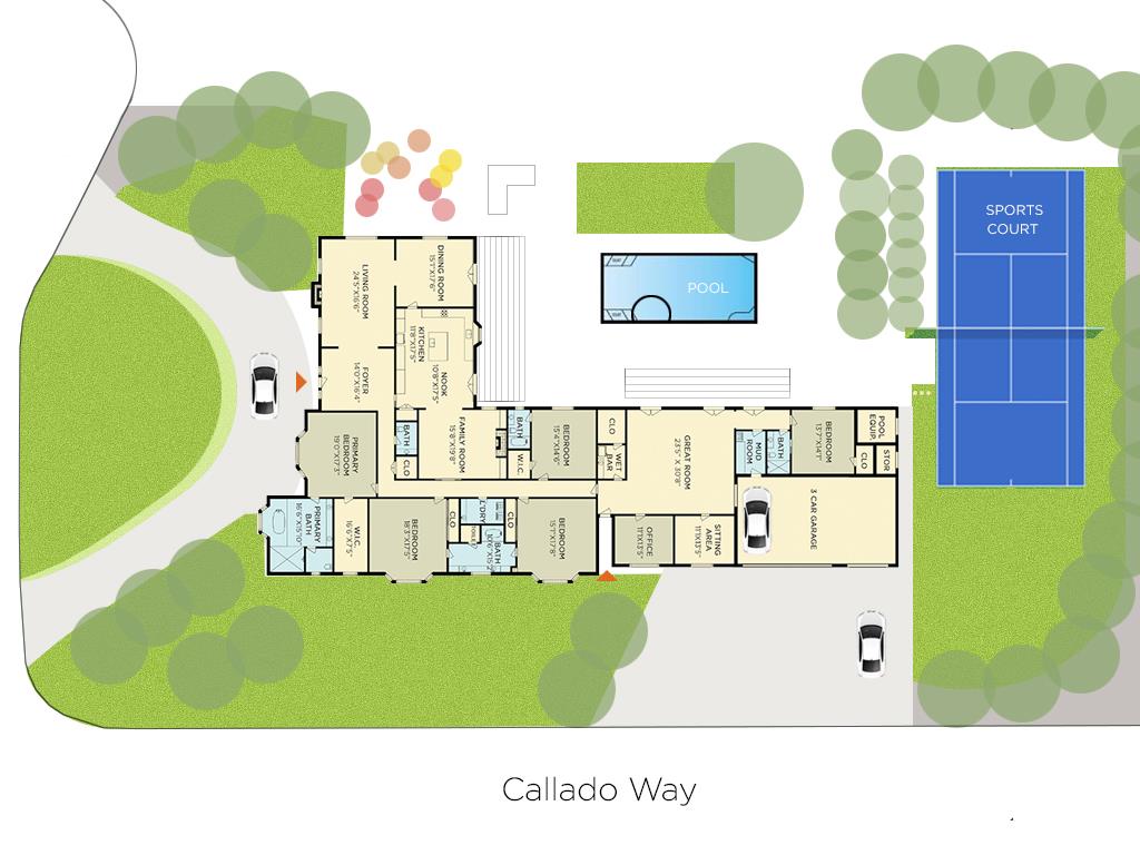 Detail Gallery Image 31 of 31 For 2 Callado, Atherton,  CA 94027 - 5 Beds | 5 Baths