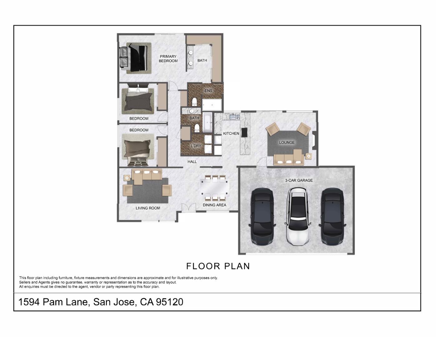 Detail Gallery Image 35 of 35 For 1594 Pam Ln, San Jose,  CA 95120 - 3 Beds | 2 Baths