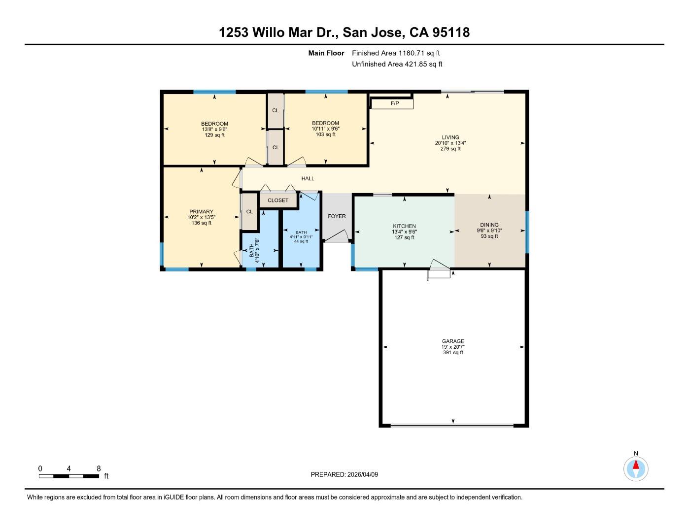 Detail Gallery Image 26 of 26 For 1253 Willo Mar Dr, San Jose,  CA 95118 - 3 Beds | 2 Baths