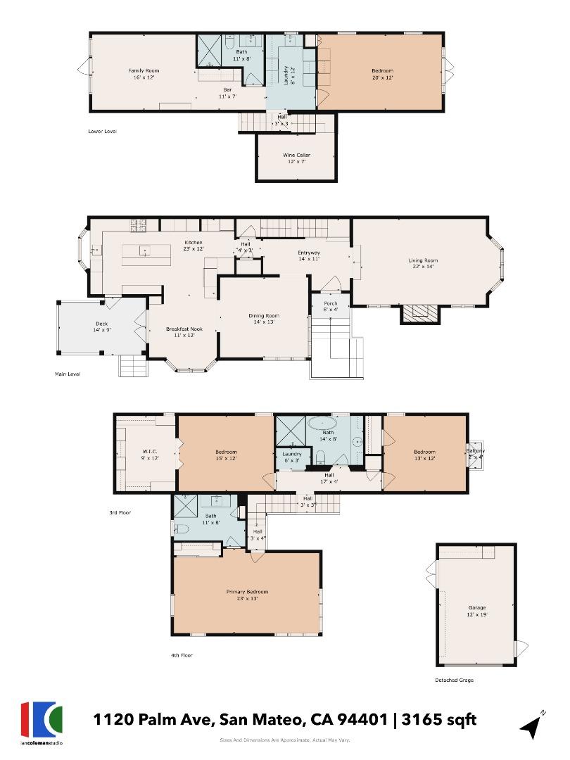 Detail Gallery Image 64 of 64 For 1120 Palm Ave, San Mateo,  CA 94401 - 4 Beds | 3 Baths