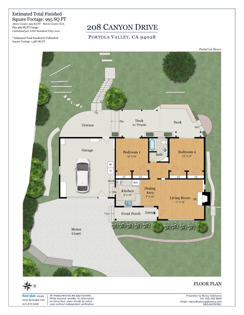 Detail Gallery Image 19 of 21 For 208 Canyon Dr, Portola Valley,  CA 94028 - 2 Beds | 1 Baths