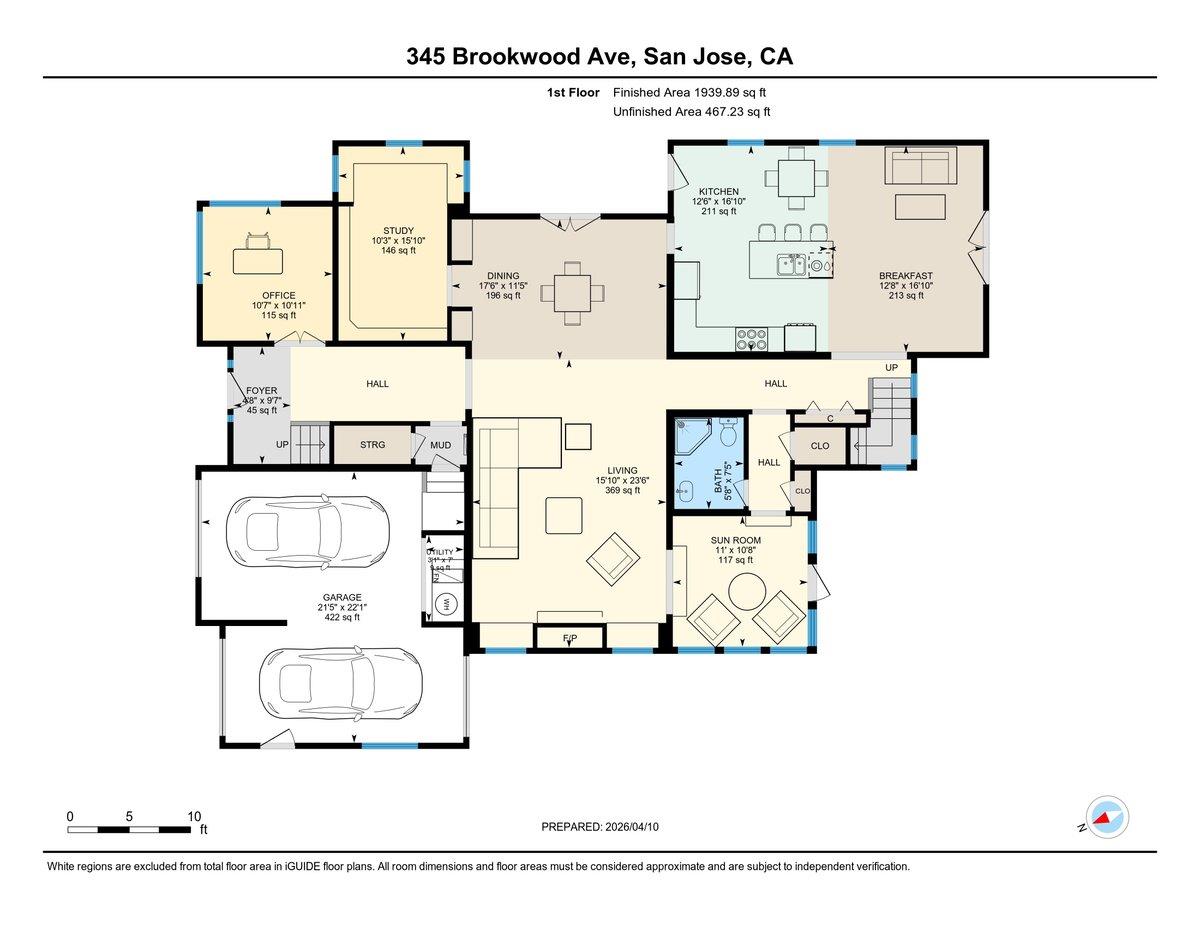 Detail Gallery Image 38 of 39 For 345 Brookwood Ave, San Jose,  CA 95116 - 5 Beds | 4 Baths